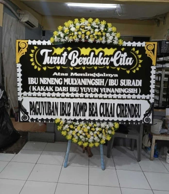 Papan Bunga di Gedung Wedding Bekasi